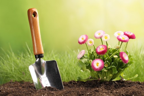 Seasonal gardening services in Cricklewood for lawns and planting beds